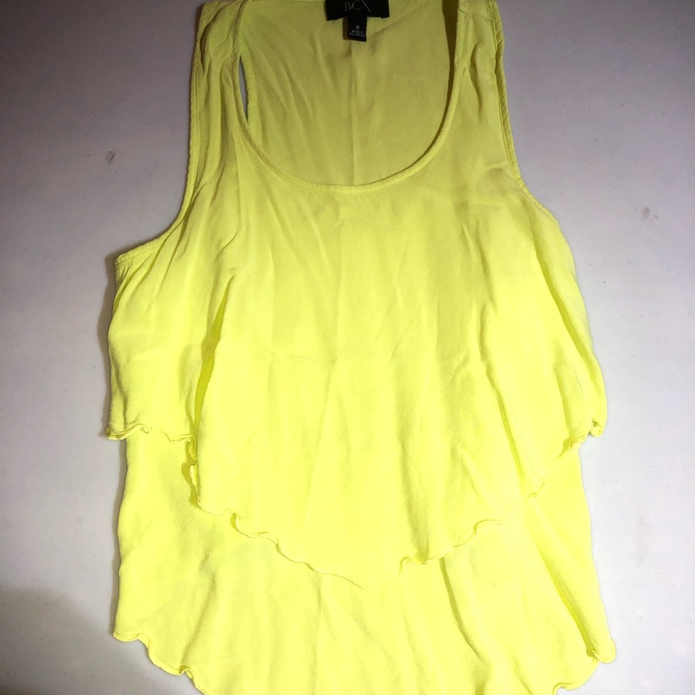 BCX Cute Bright Green Summer Tank Top